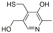 5-Hydroxy-4-(mercaptomethyl)-6-methyl-3-pyridinemethanol Structure