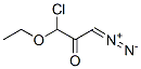 2-Propanone,  1-chloro-3-diazo-1-ethoxy- 结构式