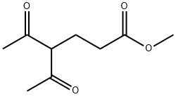 4-アセチル-5-オキソヘキサン酸メチル 化学構造式