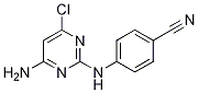4-(4-氨基-6-氯嘧啶-2-基氨基)苄腈,1398507-08-8,结构式