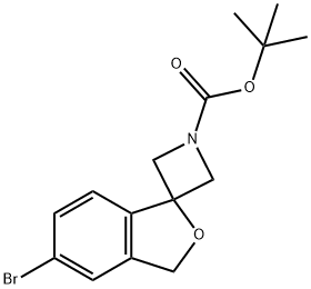 tert-butyl 5'-bromo-3'H-spiro[azetidine-3,1'-[2]benzofuran]-1-carboxylate|TERT-BUTYL 5'-BROMO-3'H-SPIRO[AZETIDINE-3,1'-[2]BENZOFURAN]-1-CARBOXYLATE