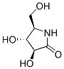 2-Pyrrolidinone, 3,4-dihydroxy-5-(hydroxymethyl)-, (3S,4R,5R)- (9CI) Structure