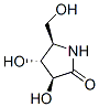 2-Pyrrolidinone, 3,4-dihydroxy-5-(hydroxymethyl)-, (3S,4R,5R)- (9CI) 结构式