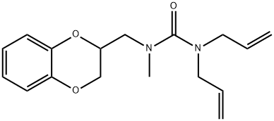 13988-24-4 1,1-Diallyl-3-[(1,4-benzodioxan-2-yl)methyl]-3-methylurea