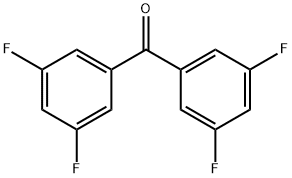 3,3',5,5'-テトラフルオロベンゾフェノン 化学構造式