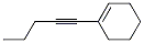 Cyclohexene, 1-(1-pentynyl)- (9CI) 结构式