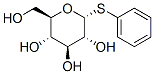 .alpha.-D-Glucopyranoside, phenyl 1-thio- 化学構造式