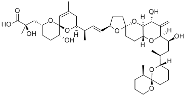 鳍藻毒素2, 139933-46-3, 结构式