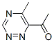 Ethanone, 1-(5-methyl-1,2,4-triazin-6-yl)- (9CI)|