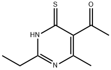 1-(2-ETHYL-4-MERCAPTO-6-METHYLPYRIMIDIN-5-YL)ETHANONE Structure