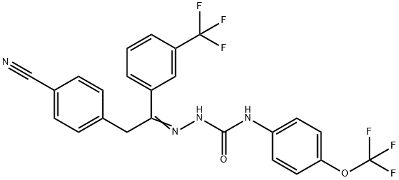 氰氟虫腙,139968-49-3,结构式