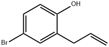 2-アリル-4-ブロモフェノール 化学構造式