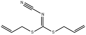 [bis(prop-2-enylsulfanyl)methylideneamino]formonitrile Structure