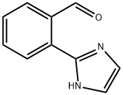 2-(1H-イミダゾール-2-イル)ベンズアルデヒド 化学構造式