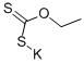 Potassium ethylxanthate Struktur