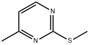 2-(メチルチオ)-4-メチルピリミジン 化学構造式