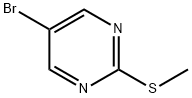 5-BROMO-2-(METHYLTHIO)PYRIMIDINE Structure