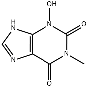 3-hydroxy-1-methylxanthine Structure