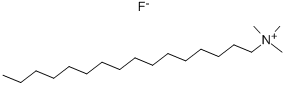 十六烷基三甲基氟化铵,14002-56-3,结构式