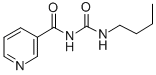 1-Butyl-3-nicotinoylurea Structure