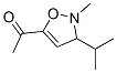 Ethanone, 1-[2,3-dihydro-2-methyl-3-(1-methylethyl)-5-isoxazolyl]- (9CI) 化学構造式