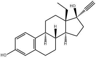 18-Methylethynyl Estradiol Structure