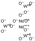 dineodymium tritungsten dodecaoxide  Struktur