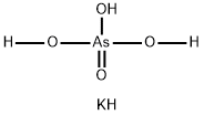 potassium acid arsenate Struktur