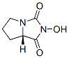 1H-Pyrrolo[1,2-c]imidazole-1,3(2H)-dione,tetrahydro-2-hydroxy-,(S)-(9CI) Structure