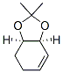 1,3-Benzodioxole,  3a,4,5,7a-tetrahydro-2,2-dimethyl-,  (3aR-cis)-  (9CI) Struktur