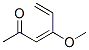 3,5-Hexadien-2-one, 4-methoxy-, (E)- (9CI),140171-39-7,结构式