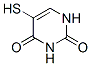 2,4(1H,3H)-Pyrimidinedione, 5-mercapto- (9CI) Structure