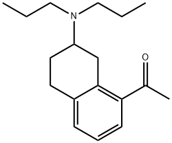 8-acetyl-2-(dipropylamino)tetralin Structure