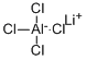 四氯铝酸锂,14024-11-4,结构式
