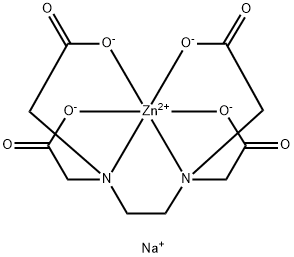 Zinc disodium EDTA Structure