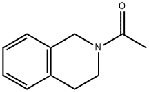 2-アセチル-1,2,3,4-テトラヒドロイソキノリン 化学構造式