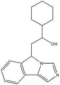 1-环己基-2-(5H-咪唑并[5,1-A]异吲哚-5-基)乙醇, 1402836-58-1, 结构式