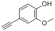 4-ETHYNYL-2-METHOXY-PHENOL 化学構造式