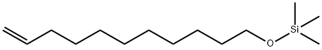 10-undecyleneoxytrimethylsilane Structure