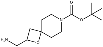 tert-Butyl 2-(aminomethyl)-1-oxa-7-azaspiro[3.5]nonane-7-carboxylate Structure