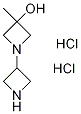 1-(アゼチジン-3-イル)-3-メチルアゼチジン-3-オール二塩酸塩 化学構造式