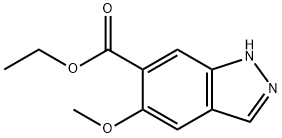 Ethyl 5-methoxy-1H-indazole-6-carboxylate Structure