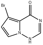 5-溴-3H,4H-吡咯并[2,1-F][1,2,4]三嗪-4-酮 结构式