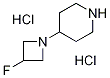 4-(3-氟唑基-1-基)哌啶二盐酸盐 结构式
