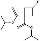 1,1-bis(propan-2-yl) 3-fluorocyclobutane-1,1-dicarboxylate Structure