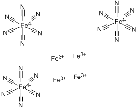 Iron(III) hexacyanoferrate(II) Structure