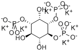 D-MYO-INOSITOL 1,3,4-TRISPHOSPHATE HEXAPOTASSIUM SALT,140385-74-6,结构式