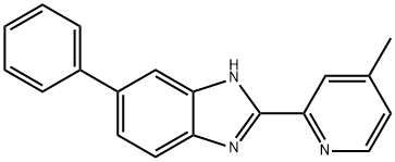 2-(4-Methyl-2-pyridyl)-5-phenyl-1H-benzimidazole Structure