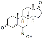 6-hydroximino-4-androstene-3,17-dione Structure