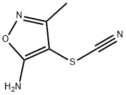 Thiocyanic acid, 5-amino-3-methyl-4-isoxazolyl ester (9CI) Structure